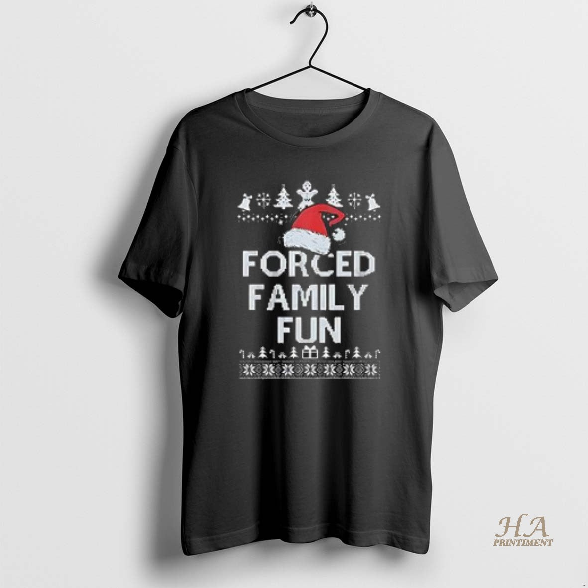 Official Forced Family Fun Sarcastic Funny Christmas T-Shirts, Hoodie, Sweatshirt | InkNestWear.com
