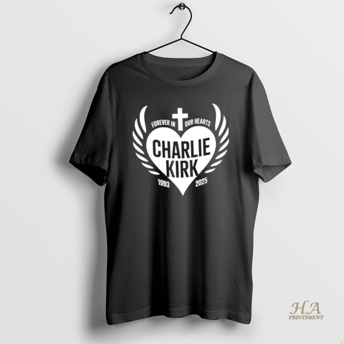 Official Forever In Our Hearts Charlie Kirk 1993 2025 T-Shirts, Hoodie, Sweatshirt | InkNestWear.com