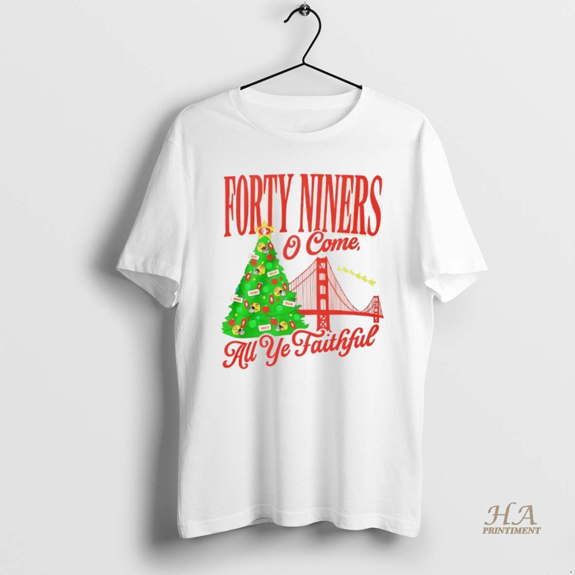 Official Forty Niners O Come All Ye Faithful Sf 49ers Christmas T-Shirts, Hoodie, Sweatshirt | InkNestWear.com