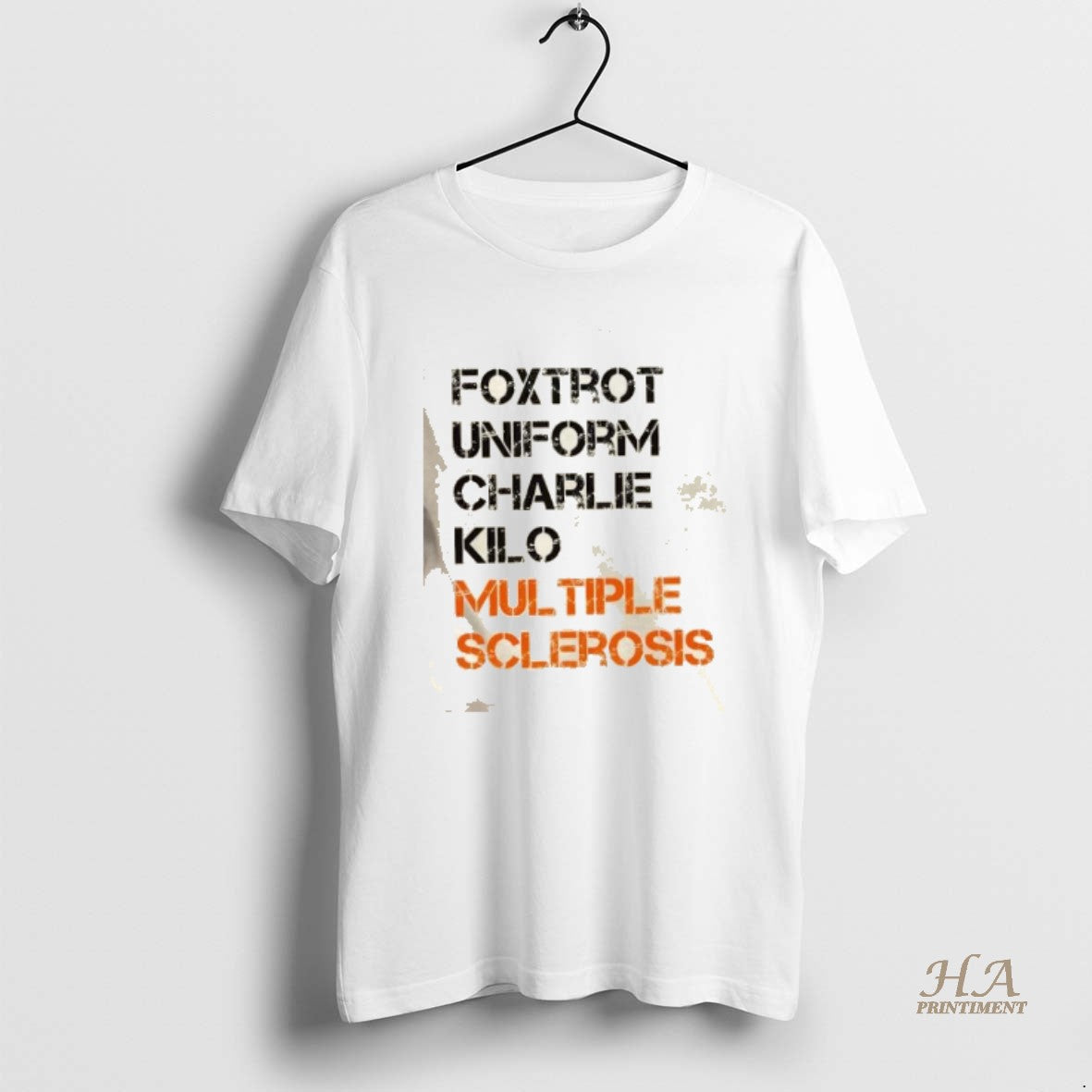 Official Foxtrot Uniform Charlie Kilo Multiple Sclerosis T-Shirts, Hoodie, Sweatshirt | InkNestWear.com