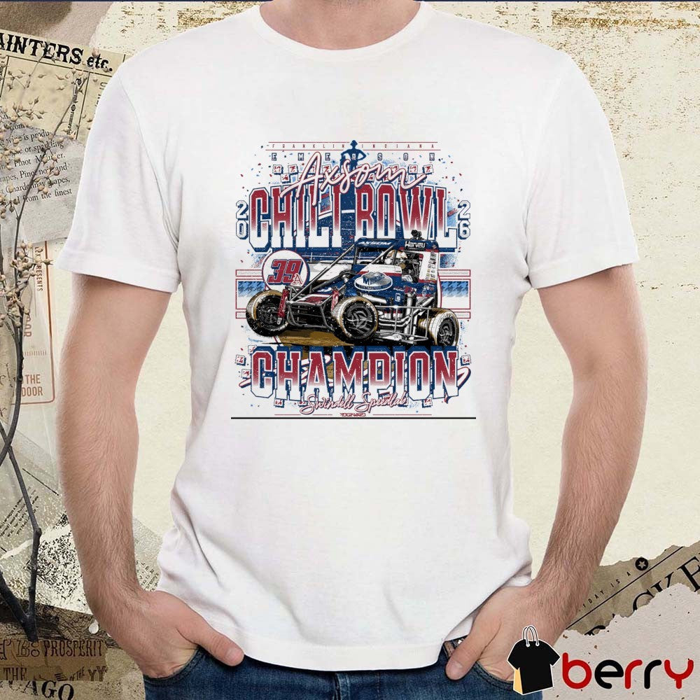 Franklin Indiana Emerson Axsom 2026 Chili Bowl Champion Swindell Speedlab t-shirt