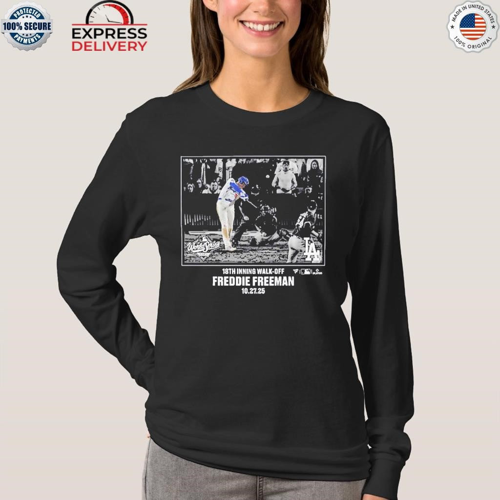 Freddie Freeman Los Angeles Dodgers Postseason Moments Shirt