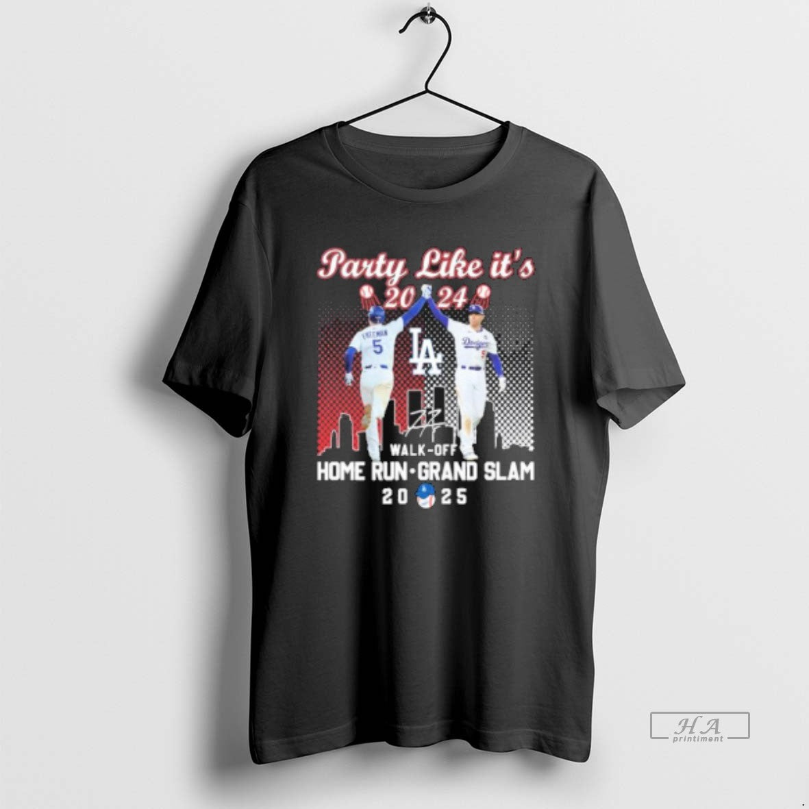 Official Freddie Freeman Party Like Its 2024 Walk Off Home Run Grand Slam 2025 T-Shirts, Hoodie, Sweatshirt | InkNestWear.com