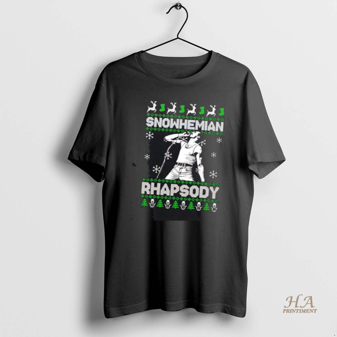 Official Freddie Mercury Snowhemian Rhapsody Ugly Christmas T-Shirts, Hoodie, Sweatshirt | InkNestWear.com