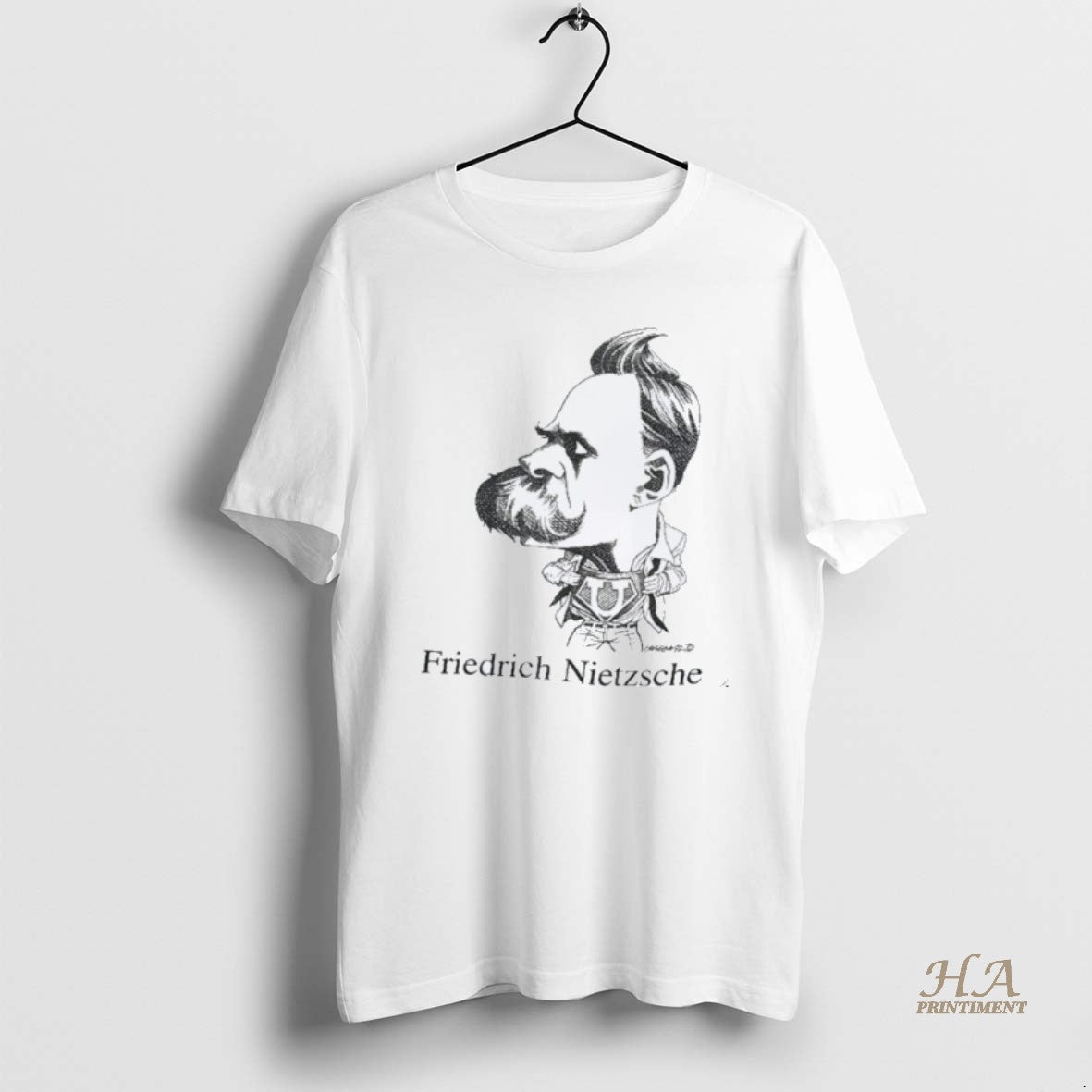 Official Friedrich Nietzsche Caricature T-Shirts, Hoodie, Sweatshirt | InkNestWear.com