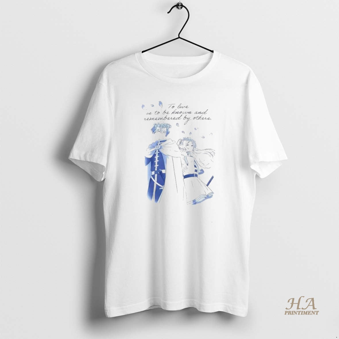 Official Frieren Beyond Journeys End Himmel And Frieren Quote Blue T-Shirts, Hoodie, Sweatshirt | InkNestWear.com
