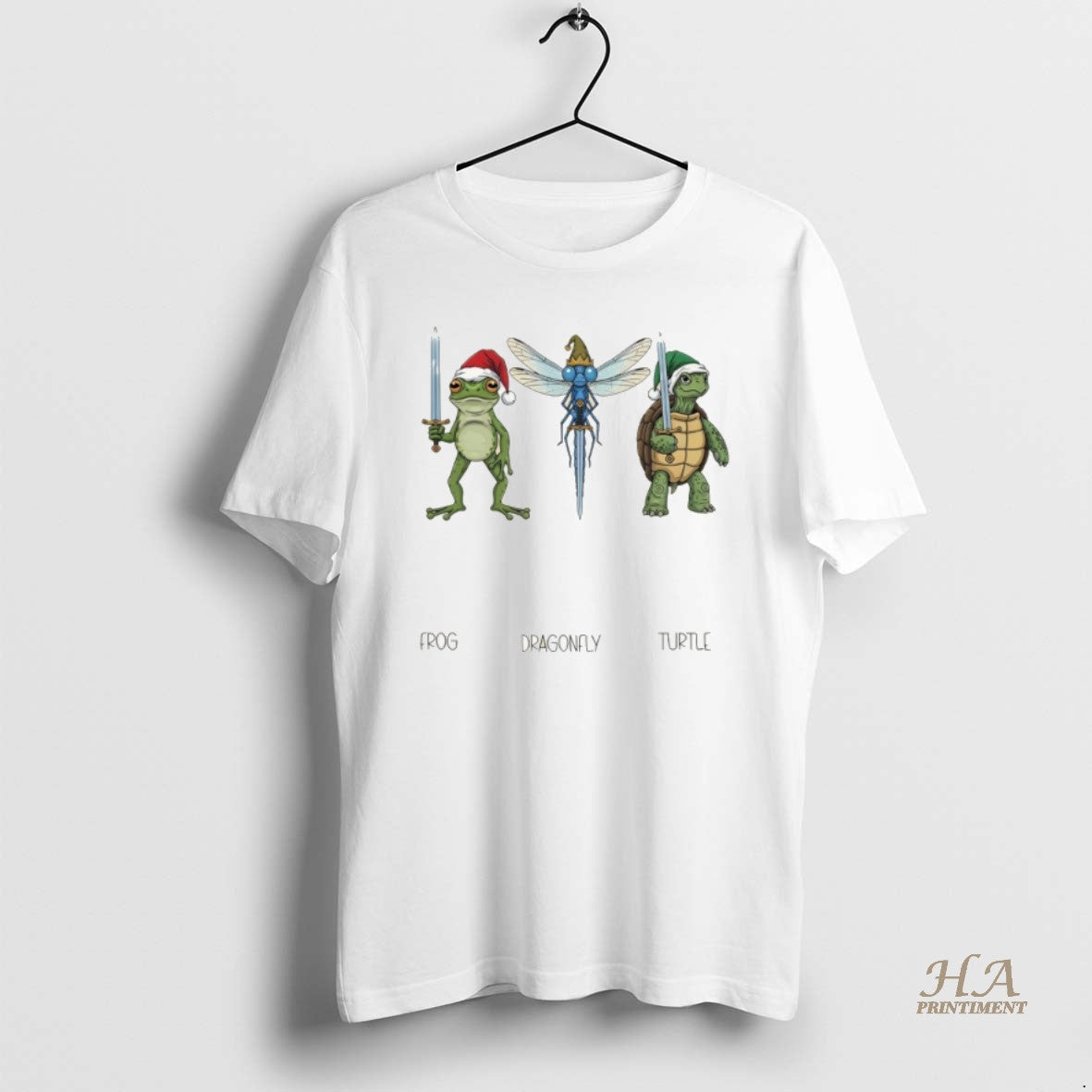 Official Frog Dragonfly Turtle Knights Fdt Anti Trump Christmas T-Shirts, Hoodie, Sweatshirt | InkNestWear.com