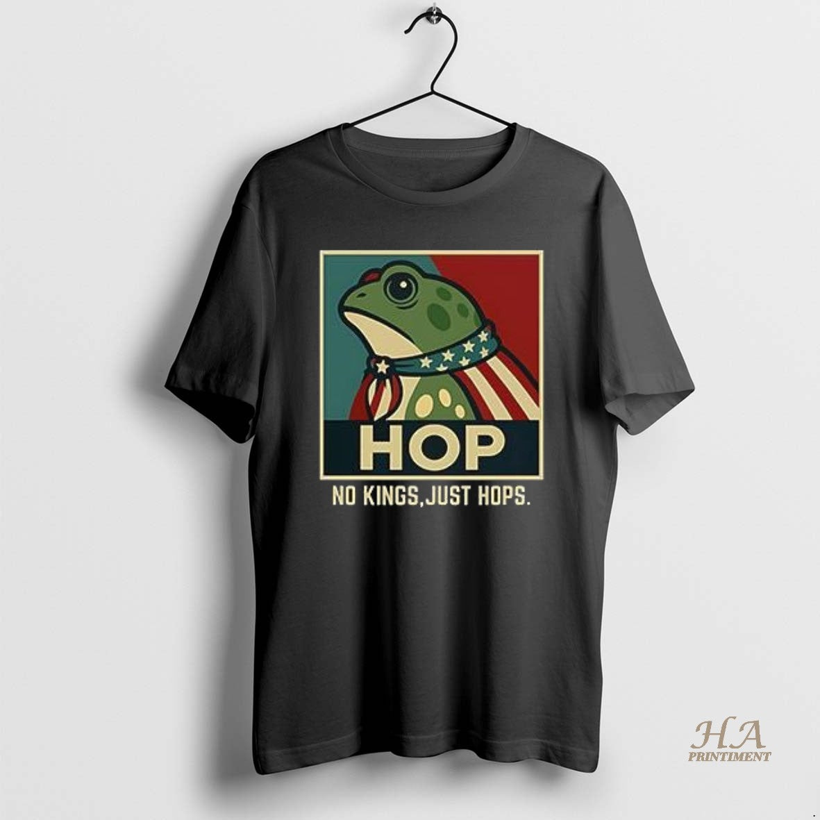 Official Frog Hop No Kings Just Hops T-Shirts, Hoodie, Sweatshirt | InkNestWear.com