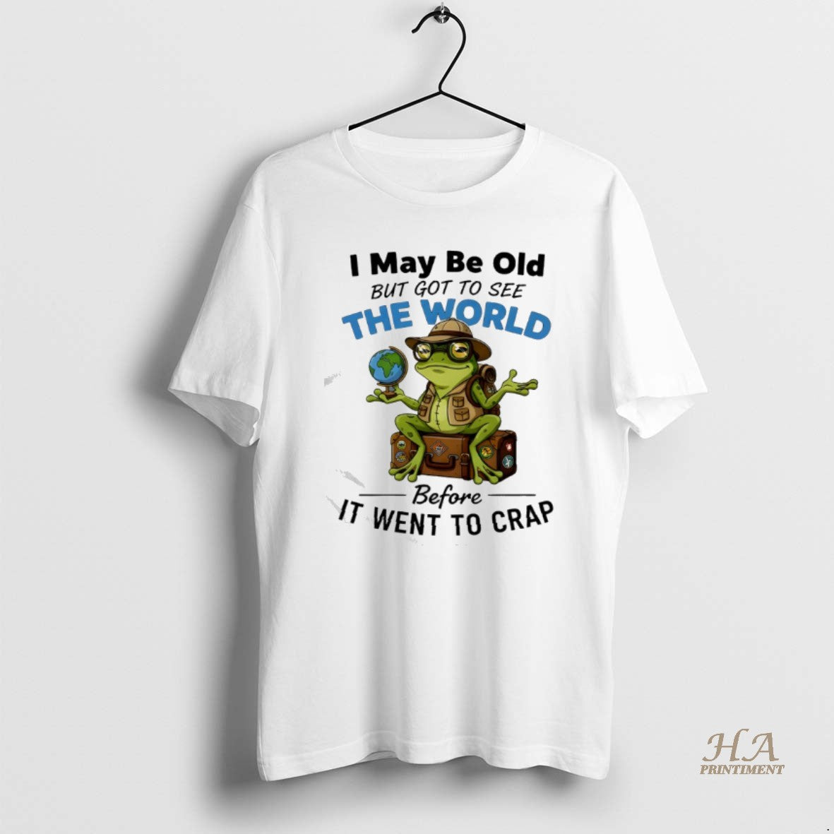 Official Frog I May Be Old But Got To See The World Before It Went T-Shirts, Hoodie, Sweatshirt | InkNestWear.com