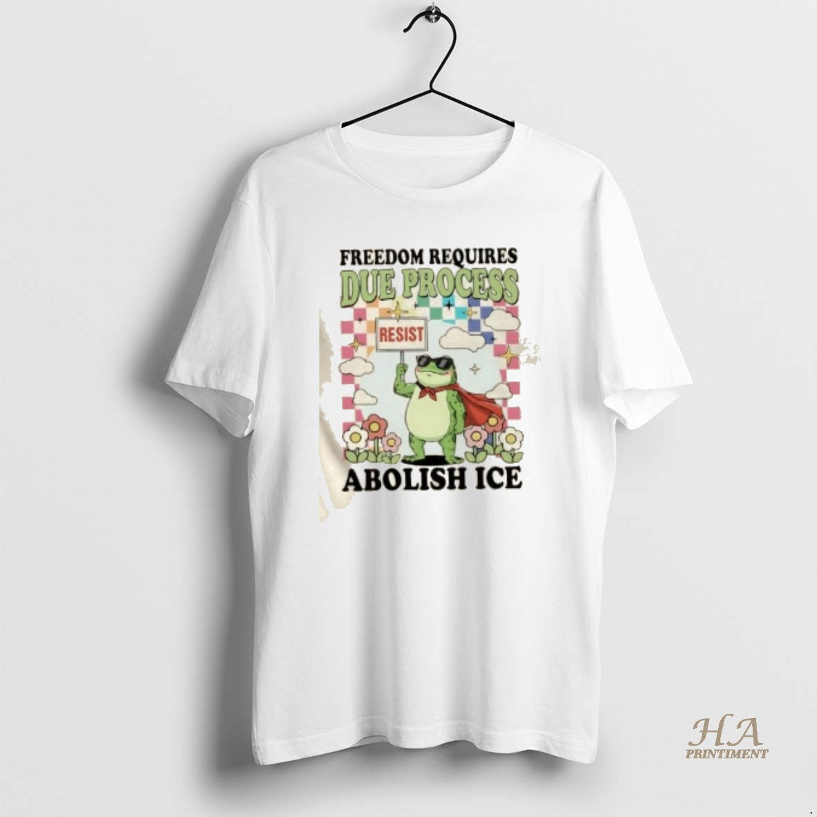 Official Frog Resist Freedom Requires Due Process Abolish Ice T-Shirts, Hoodie, Sweatshirt | InkNestWear.com