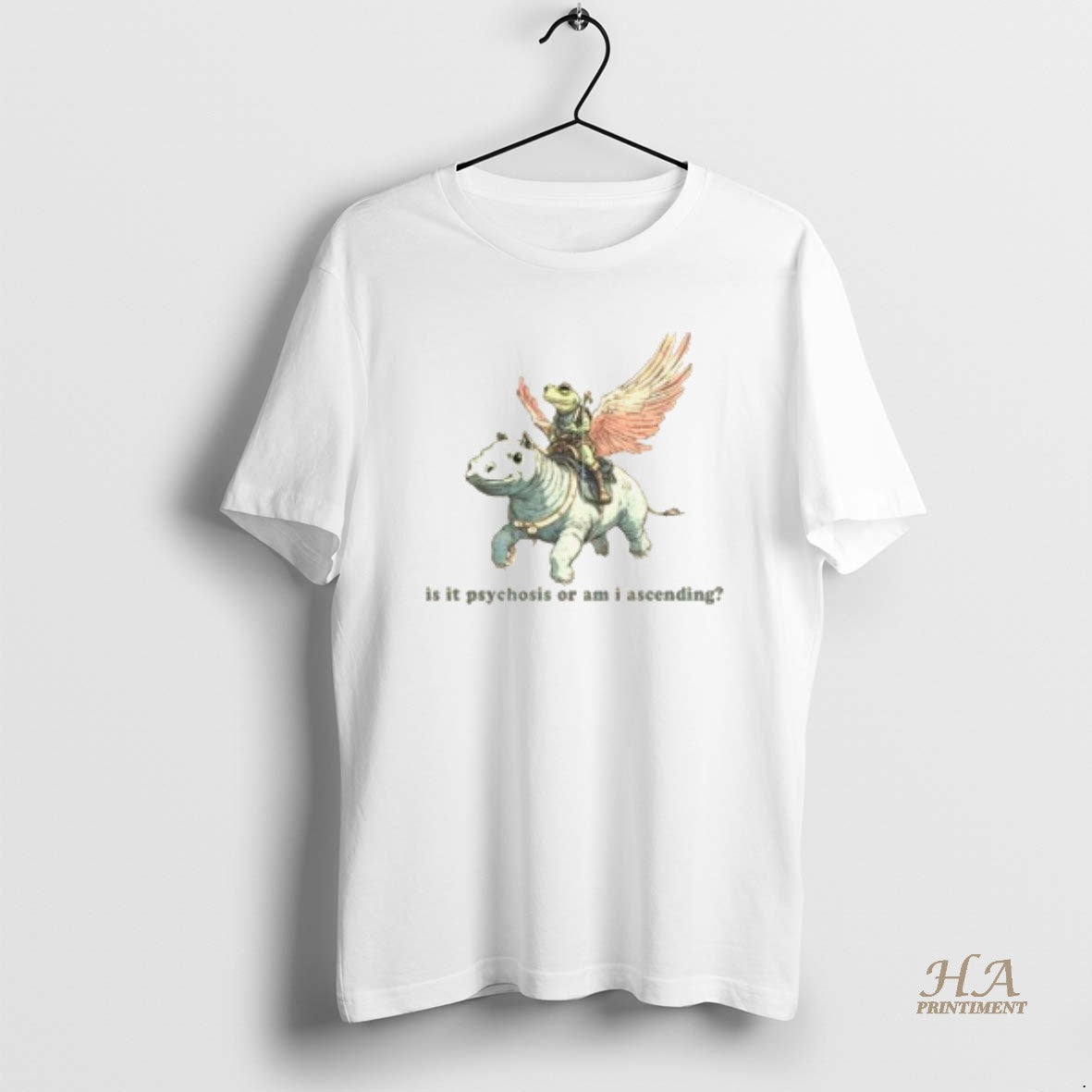 Official Frog Driving Hippo Is It Psychosis Or Am I Ascending T-Shirts, Hoodie, Sweatshirt | InkNestWear.com