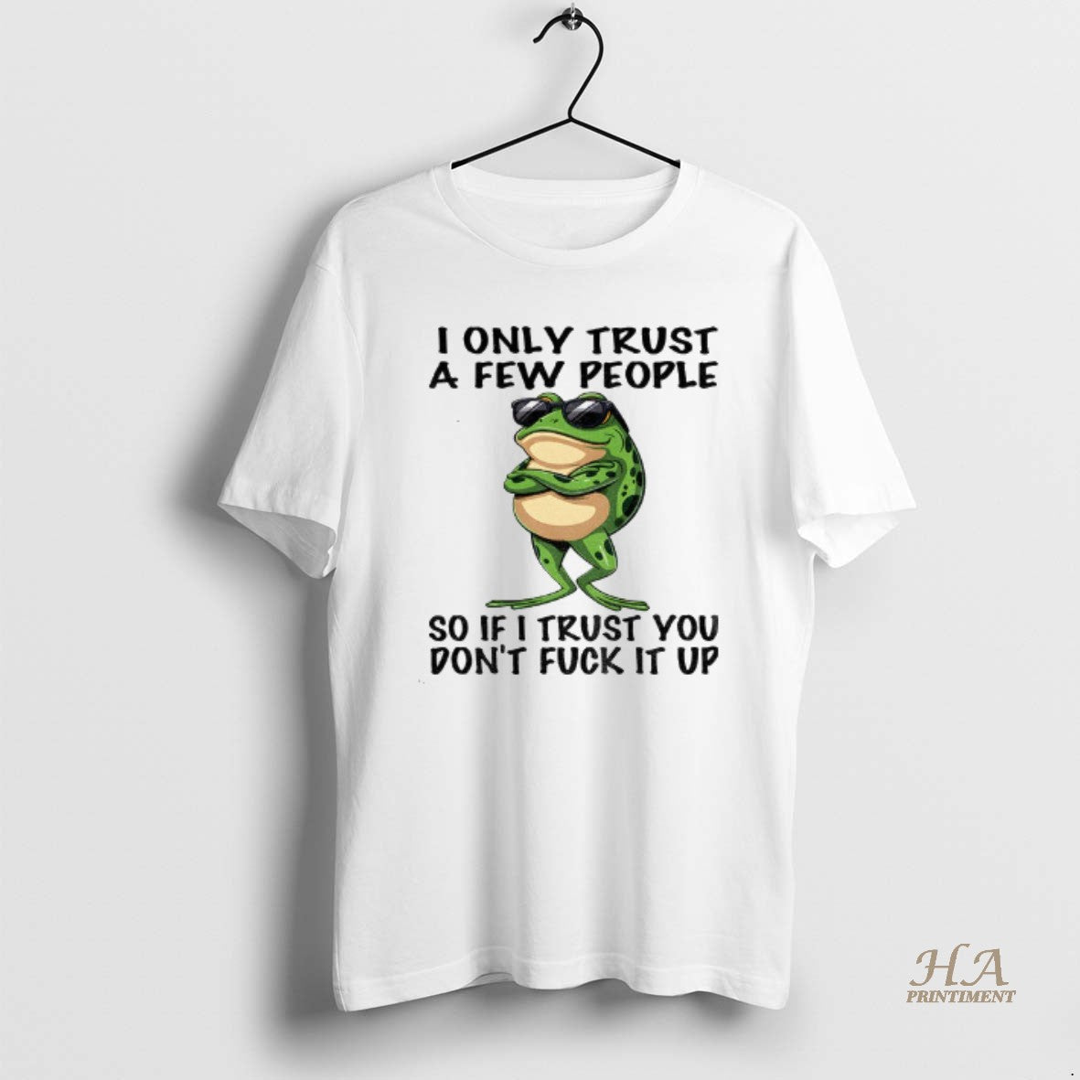 Official Frog Wearing Glass I Only Trust A Few People So If I Trust You T-Shirts, Hoodie, Sweatshirt | InkNestWear.com