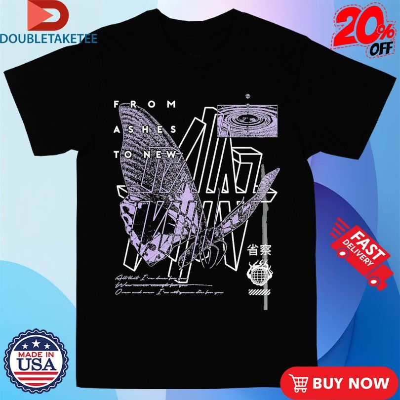 From Ashes To New All I Want For Christmas Is You Butterfly T-shirts