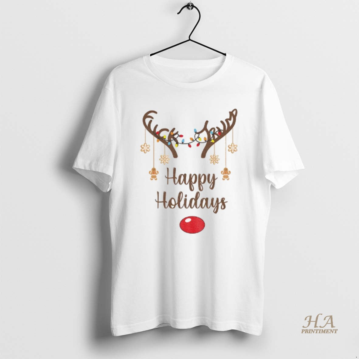 Official Fuck Trump Reindeer Happy Holidays Anti Trump Christmas T-Shirts, Hoodie, Sweatshirt | InkNestWear.com
