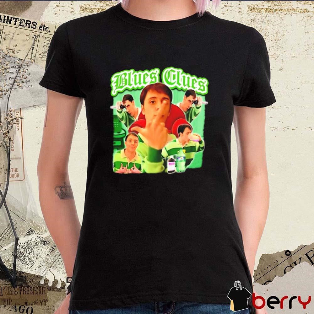 Funny Ahh Blues Clues Gangster Graphic t-shirt