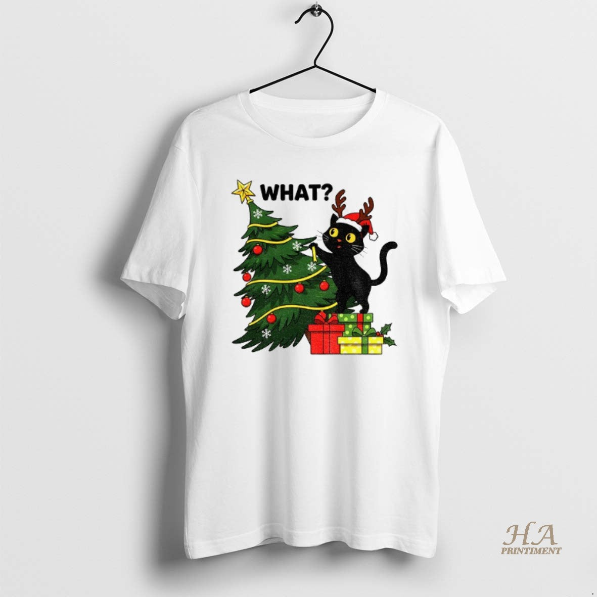 Official Funny Cat Christmas What Christmas Tree Knocked Over T-Shirts, Hoodie, Sweatshirt | InkNestWear.com