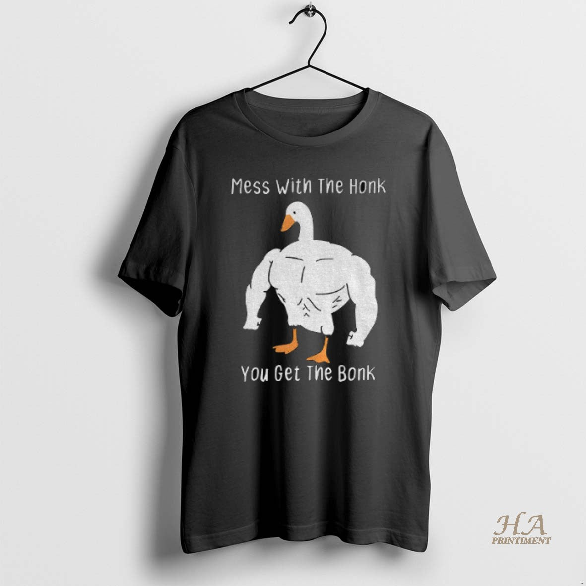 Official Funny Duck Mess With The Honk You Get The Bonk T-Shirts, Hoodie, Sweatshirt | InkNestWear.com