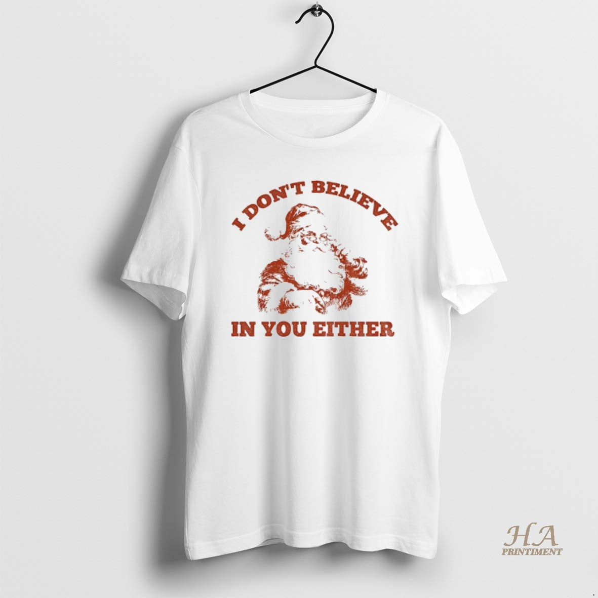 Official Funny Santa I Dont Believe In You Either 90s Graphic T-Shirts, Hoodie, Sweatshirt | InkNestWear.com