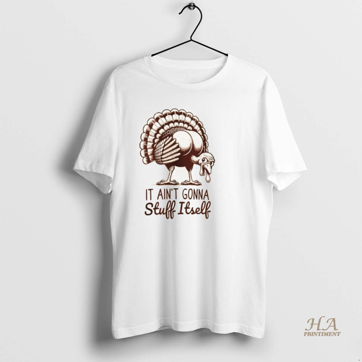 Official Funny Turkey It Aint Gonna Stuff Itself Thanksgiving T-Shirts, Hoodie, Sweatshirt | InkNestWear.com