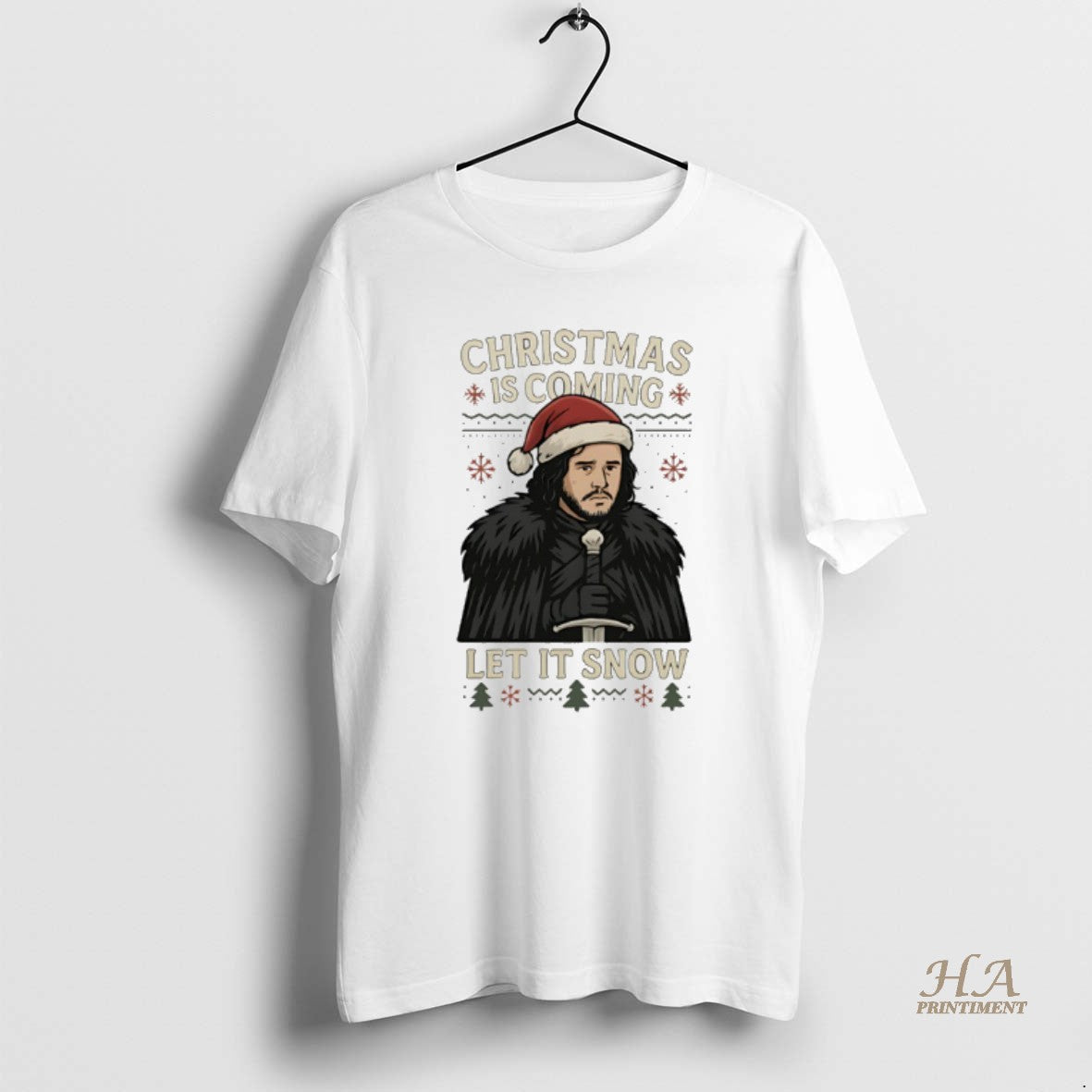 Official Game Of Thrones Christmas Is Coming Let It Snow T-Shirts, Hoodie, Sweatshirt | InkNestWear.com