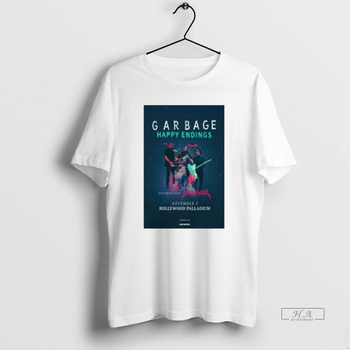 Official Garbage Nov 05 2025 Hollywood Palladium Los Angeles Ca Tour T-Shirts, Hoodie, Sweatshirt | InkNestWear.com