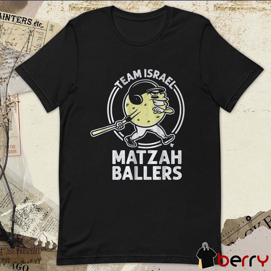 Garrett Stubbs Team Israel Matzah Ballers Philadelphia Phillies MLB t-shirt