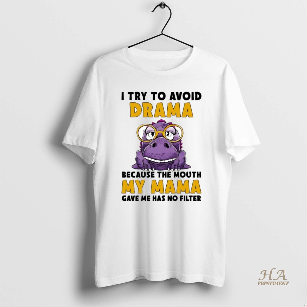 Official Gator I Try To Avoid Drama Because The Mouth My Mama Gave Me Has T-Shirts, Hoodie, Sweatshirt | InkNestWear.com