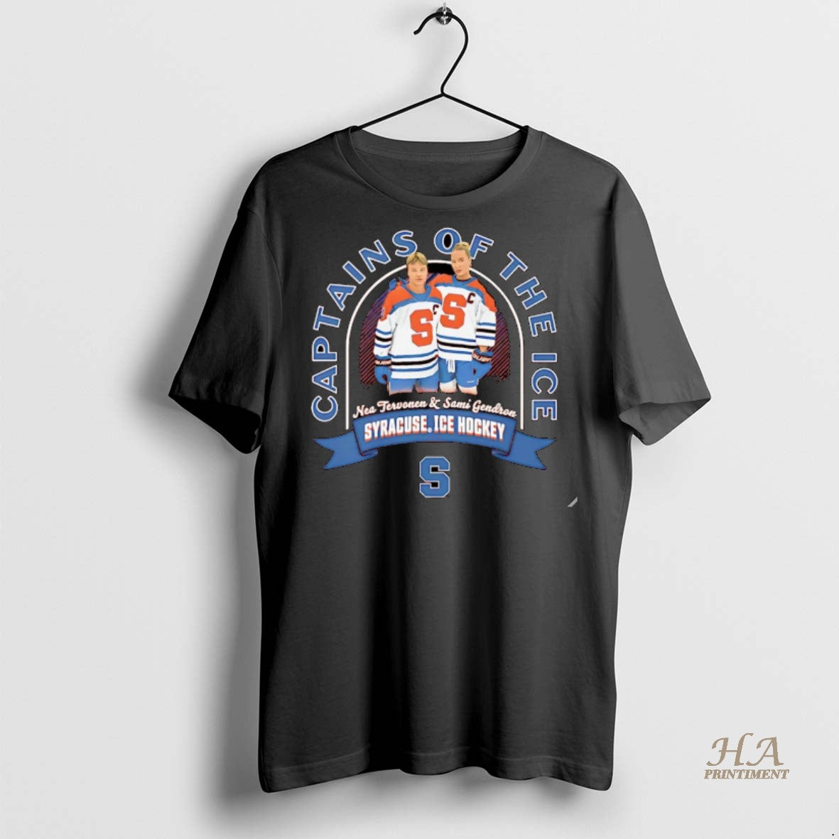 Official Gendron Captains Of The Ice Hockey Nea Tervonen And Sami Syracuse Orange Christmas T-Shirts, Hoodie, Sweatshirt