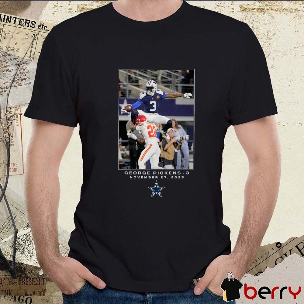 George Pickens Dallas Cowboys NFL Flash Features Week 13 November 30 2025 t-shirt