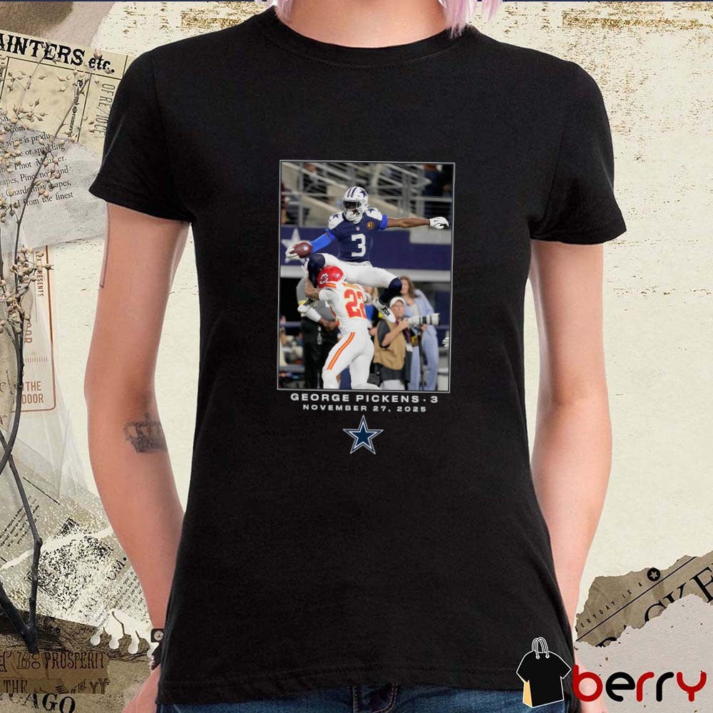 George Pickens Dallas Cowboys NFL Flash Features Week 13 November 30 2025 t-shirt