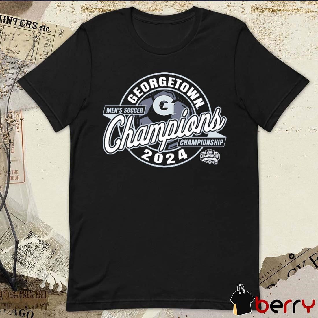Georgetown Hoyas 2024 Big East Men’s Soccer Tournament Champions t-shirt