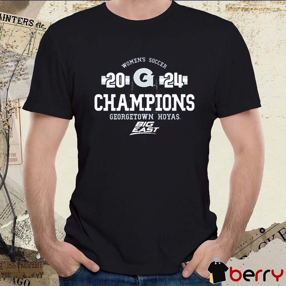 Georgetown Hoyas 2024 Big East Women’s Soccer Regular Season Champions t-shirt