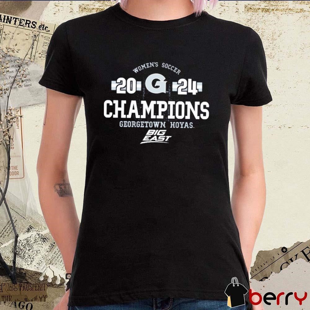 Georgetown Hoyas 2024 Big East Women’s Soccer Regular Season Champions t-shirt