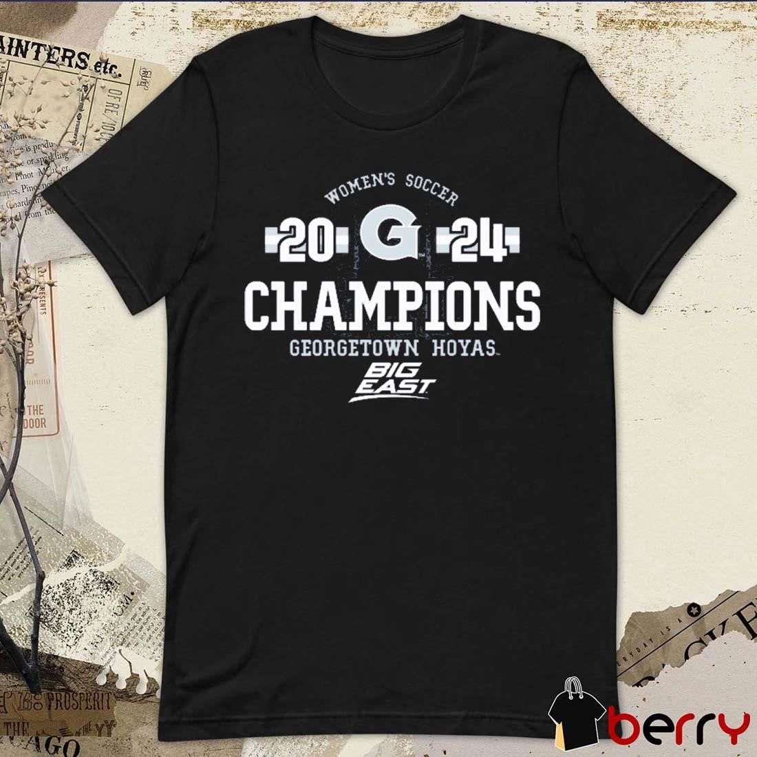 Georgetown Hoyas 2024 Big East Women’s Soccer Regular Season Champions t-shirt