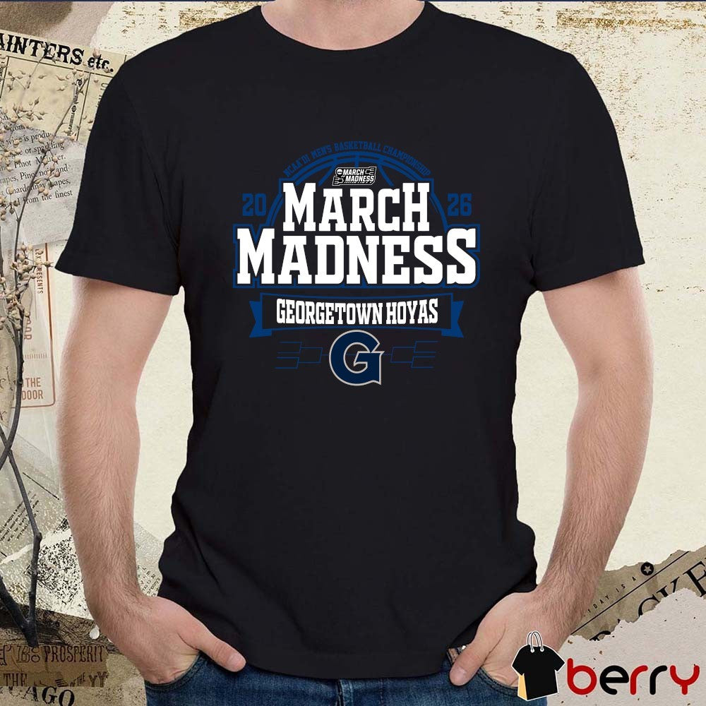 Georgetown Hoyas 2026 NCAA DI Men’s Basketball Championship March Madness t-shirt