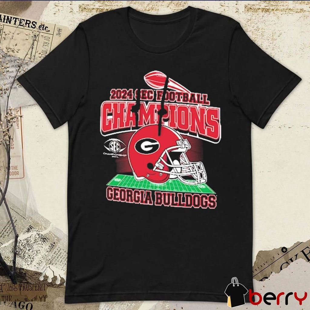 Georgia Bulldogs 2024 SEC Football Conference Champions Helmet t-shirt