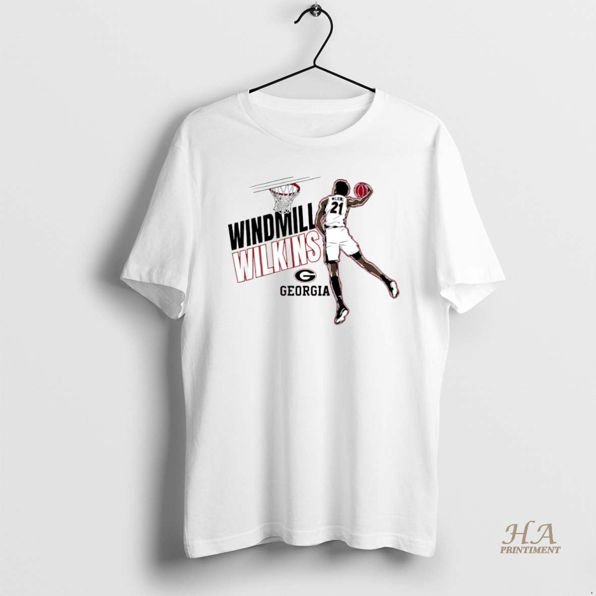 Official Georgia Bulldogs Basketball Windmill Jake Wilkins Circle T-Shirts, Hoodie, Sweatshirt | InkNestWear.com