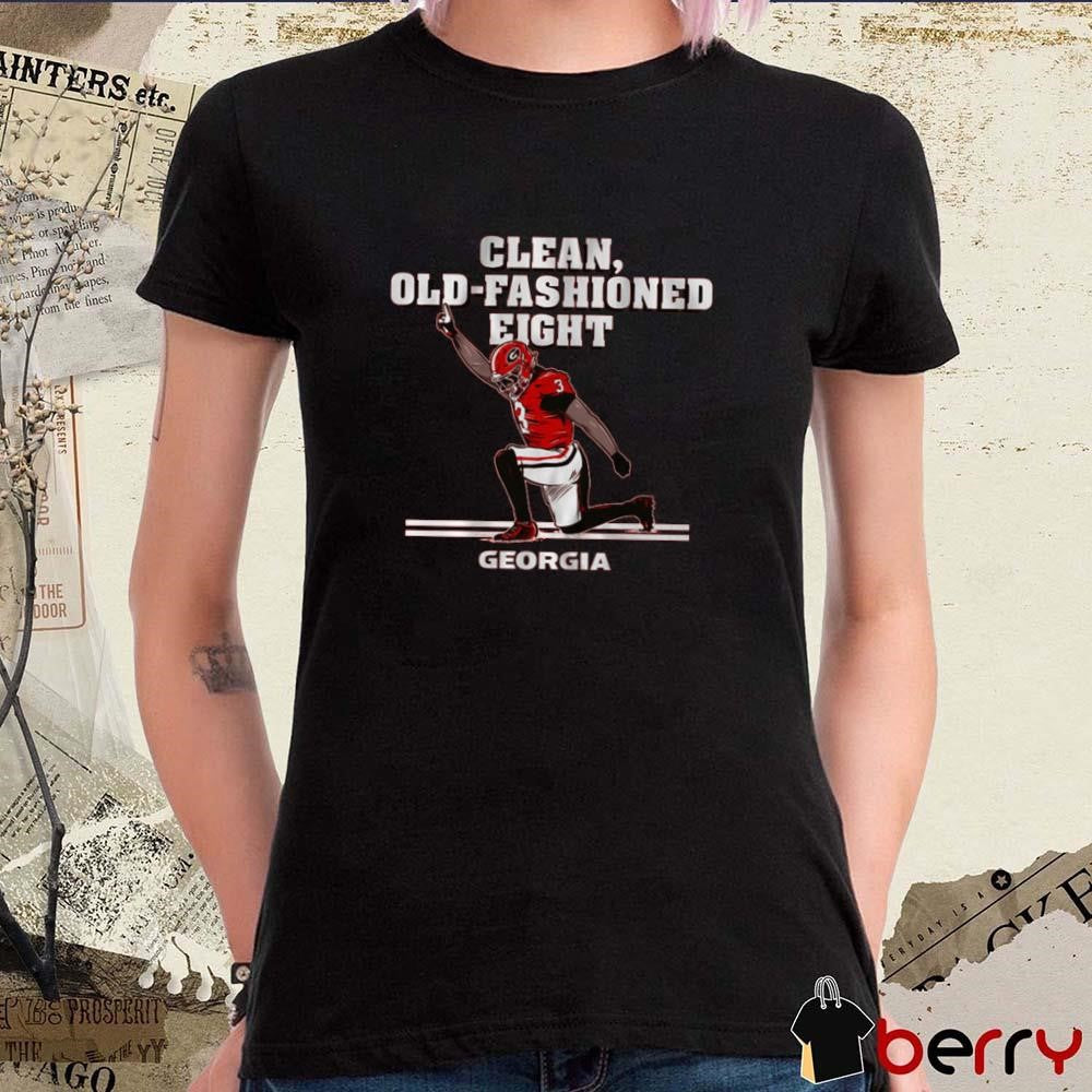 Georgia Bulldogs Football Nate Frazier Clean Old-Fashioned Eight t-shirt