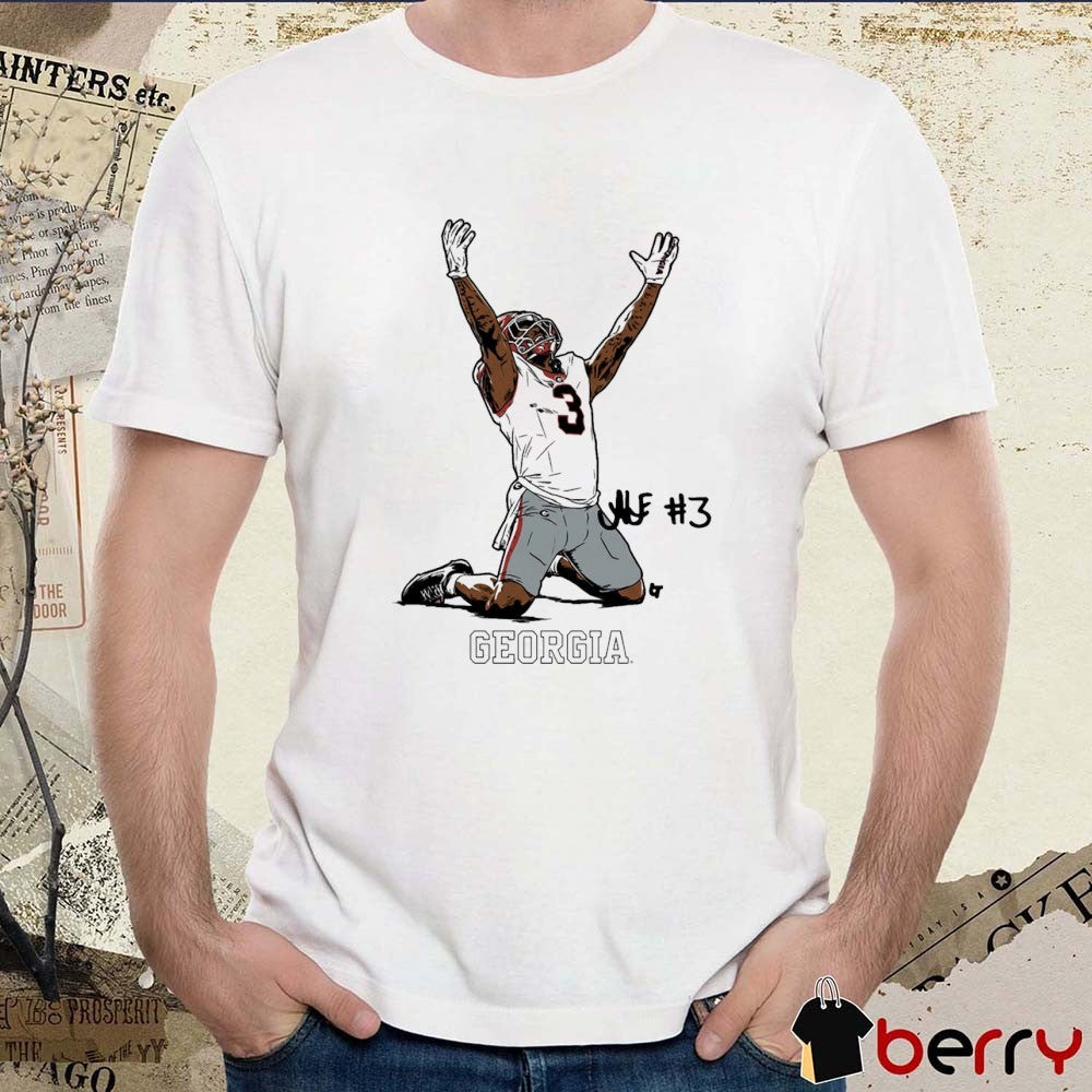 Georgia Bulldogs Football Nate Frazier End Zone Celebration Signature t-shirt