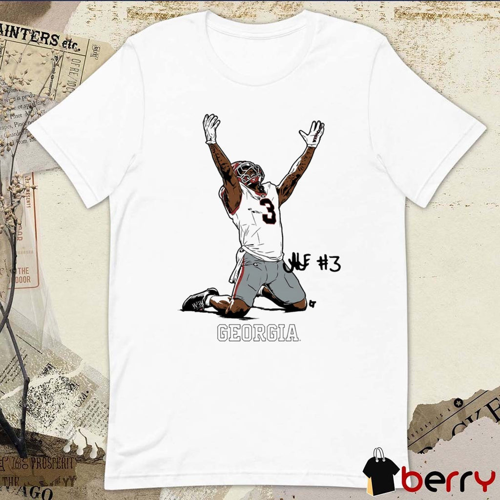 Georgia Bulldogs Football Nate Frazier End Zone Celebration Signature t-shirt
