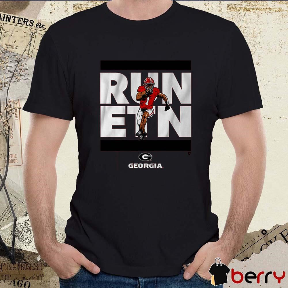 Georgia Bulldogs Football Trevor Etienne Run ETN t-shirt