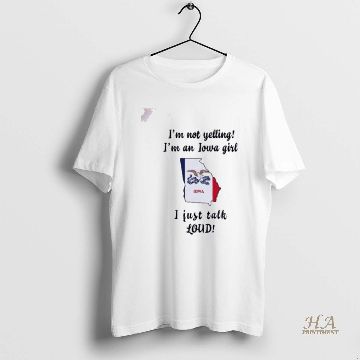 Official Georgia Map Im Not Yelling Im An Iowa Girl I Just Talk Loud T-Shirts, Hoodie, Sweatshirt | InkNestWear.com