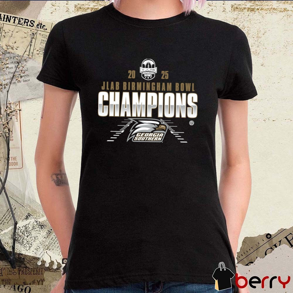 Georgia Southern Eagles 2025 JLAB Birmingham Bowl Champions t-shirt
