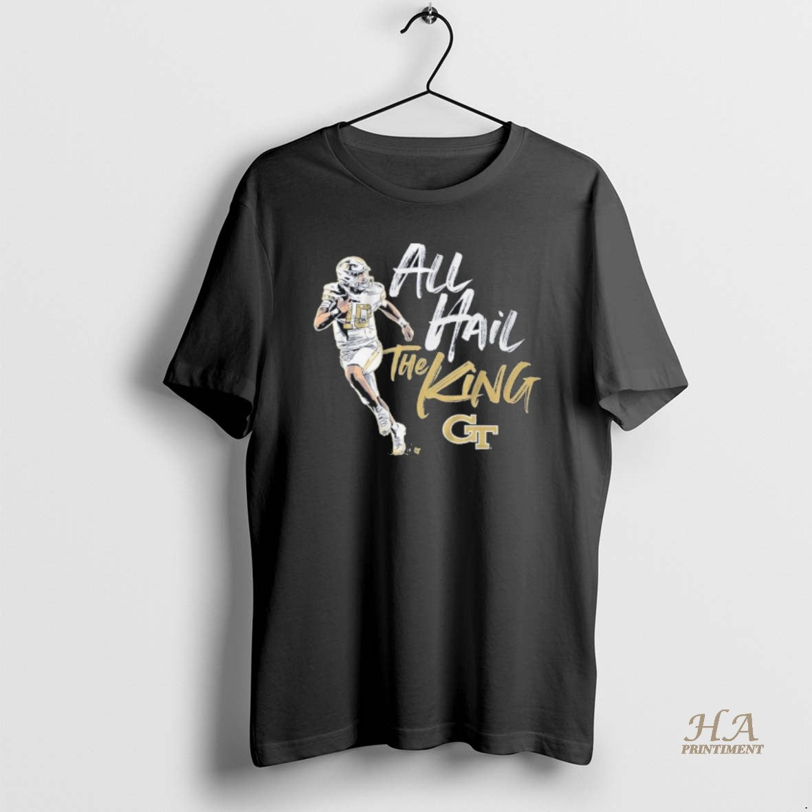 Official Georgia Tech Football All Hail Haynes King T-Shirts, Hoodie, Sweatshirt | InkNestWear.com