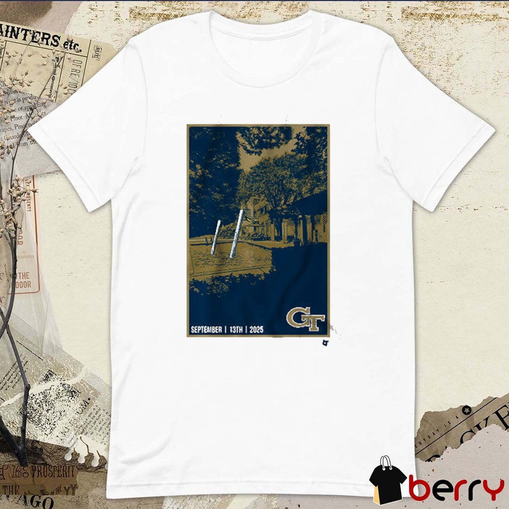 Georgia Tech Yellow Jackets Football The Goalposts Have Left The Building September 13th 2025 t-shirt