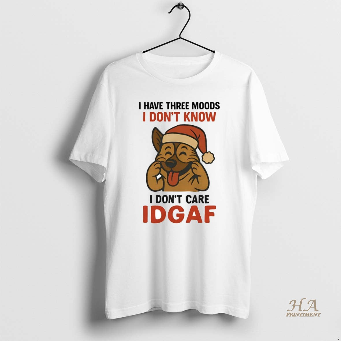 Official German Shepherd I Have Three Moods I Dont Know I Dont Care Idgaf T-Shirts, Hoodie, Sweatshirt | InkNestWear.com