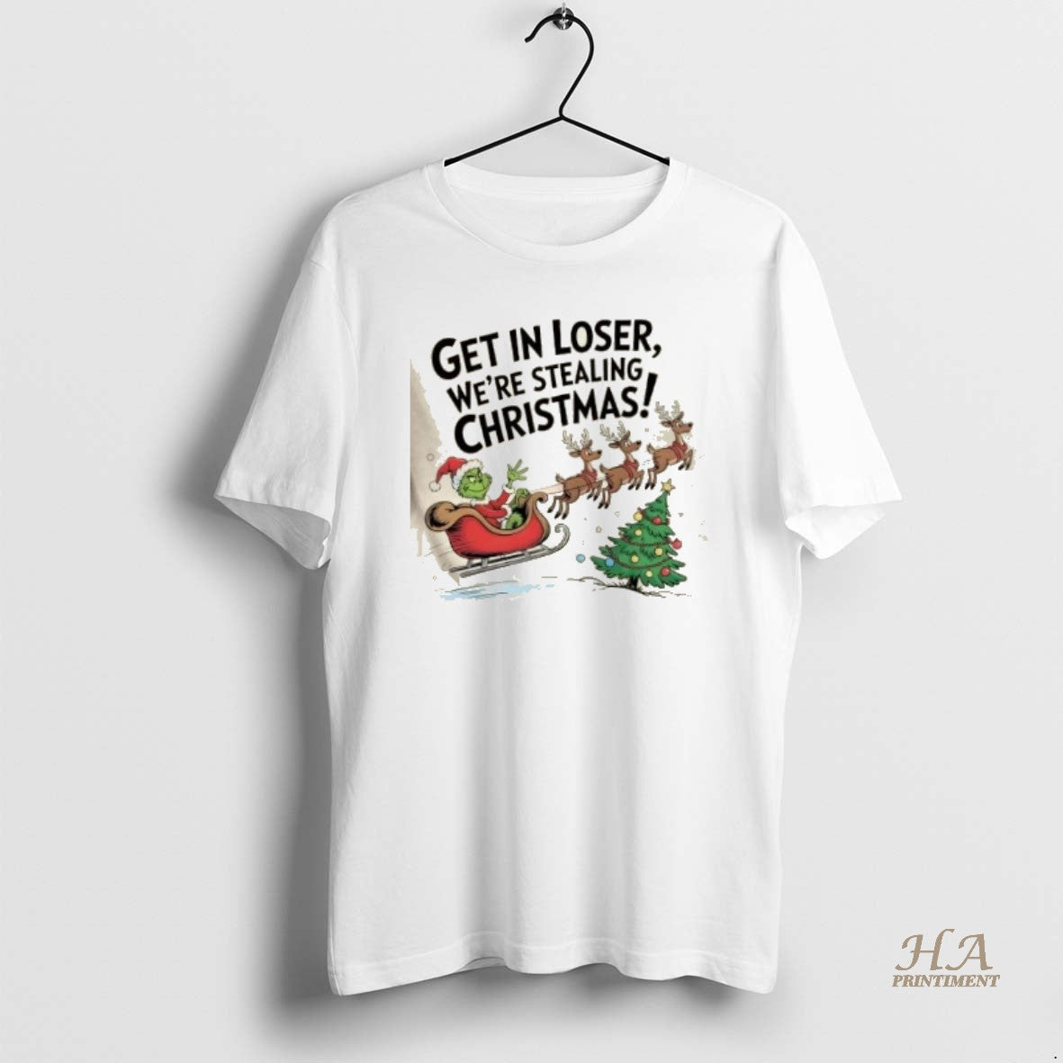 Official Get In Loser Were Stealing Christmas T-Shirts, Hoodie, Sweatshirt | InkNestWear.com