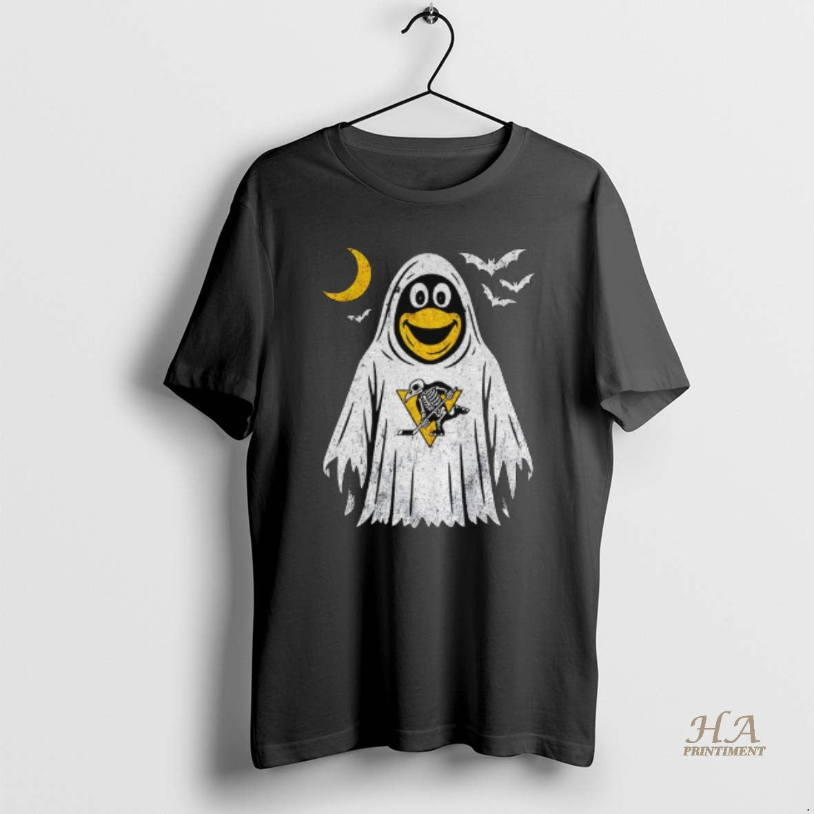 Official Ghost Skeleton Pittsburgh Penguin Hockey Nhl Halloween T-Shirts, Hoodie, Sweatshirt | InkNestWear.com