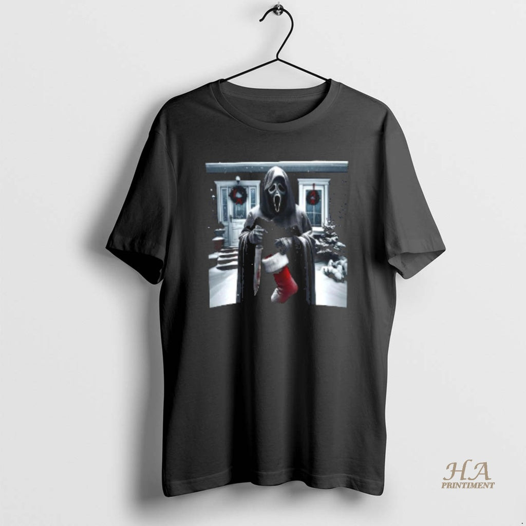 Official Ghostface Socks Celebrates Christmas T-Shirts, Hoodie, Sweatshirt | InkNestWear.com