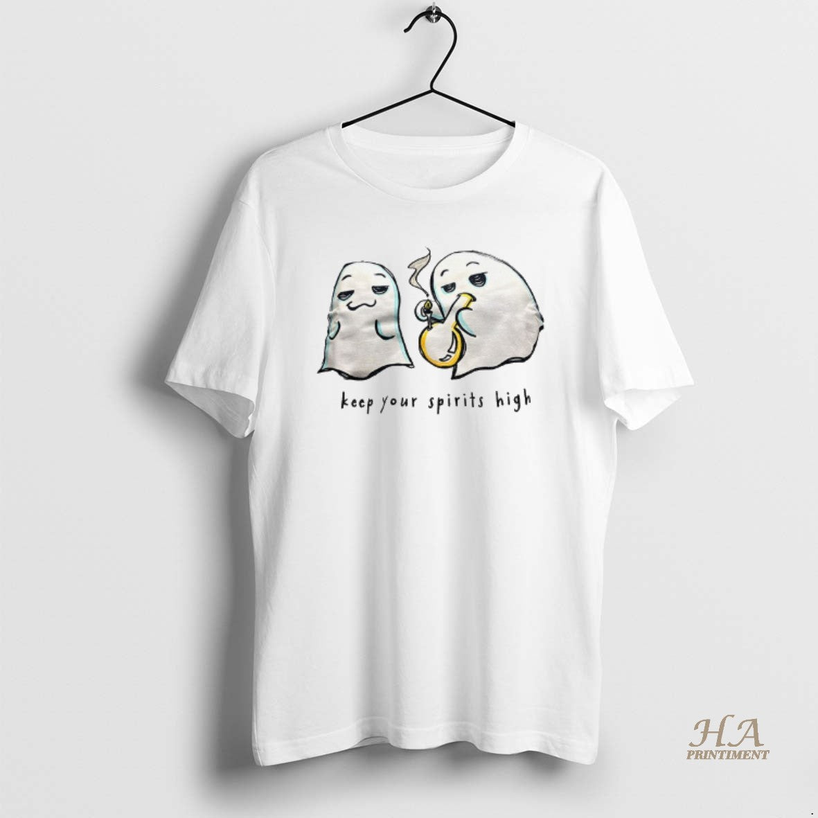 Official Ghosts Smoking Keep Your Spirits High T-Shirts, Hoodie, Sweatshirt | InkNestWear.com